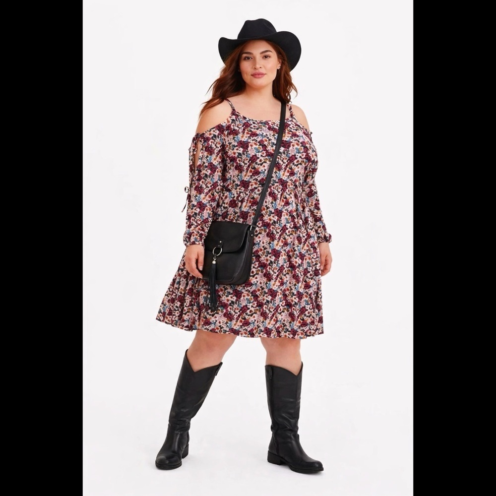 TORRID Ditsy Floral Print Dress